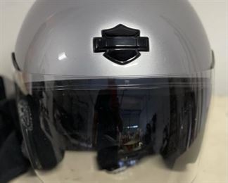 Harley Davidson Helmet Silver Dot Helmet XL