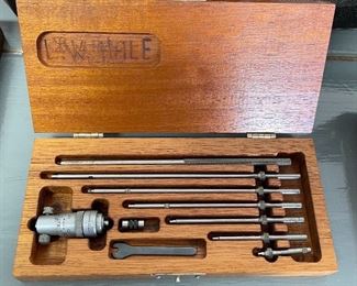 Small Lufkin Inside Micrometer Set