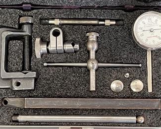 Starrett Universal Dial Test Indicator No. 196 Set With Case