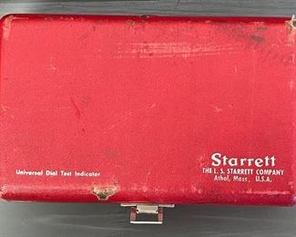 Starrett Universal Dial Test Indicator No. 196 Set With Case