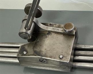 Vintage Starrett Dial Indicator V Block Indicator Stand