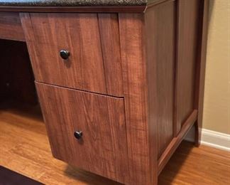 Contemporary Corner Desk 31x53x59 & 59 HxWxD