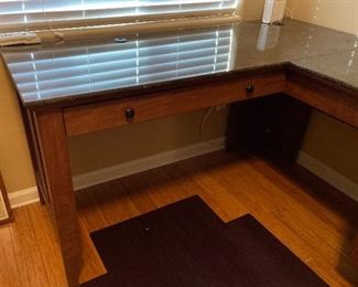 Contemporary Corner Desk 31x53x59 & 59 HxWxD