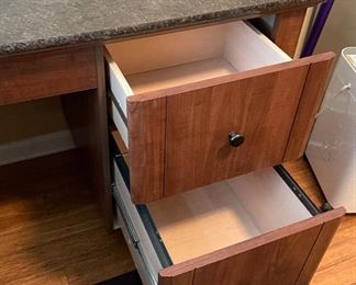 Contemporary Corner Desk 31x53x59 & 59 HxWxD