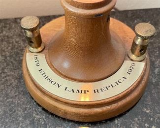 Edison Lamp Replica 1979