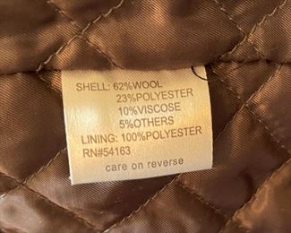 Calvin Klien Wool Coat XL