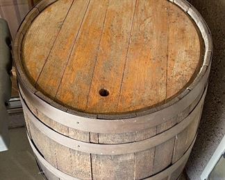 Vintage Oak Whisky barrel #2 35in h x 24 diameter
