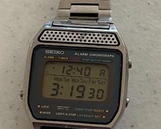 Seiko Vintage Digital Chronograph Watch A259-5049