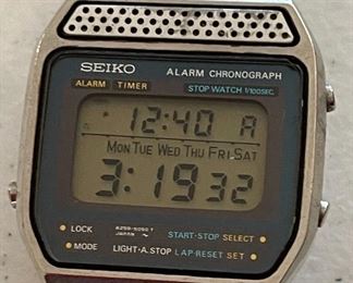 Seiko Vintage Digital Chronograph Watch A259-5049