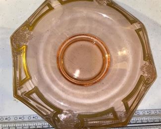 Pink and Gold Bowl $24.00