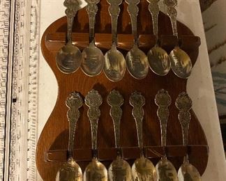 Set of Spoons and Spoon Rack $24.00