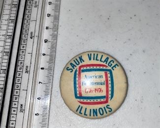 Sauk Village Button $3.00
