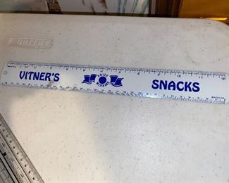 Vitner's Snacks Ruler $5.00