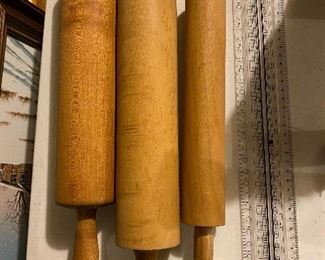 3 Rolling Pins $9.00