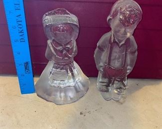 Viking Glass Boy and Girl $10.00