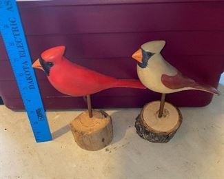 Two Wood Birds $8.00