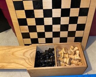 Wood Chess Set $15.00