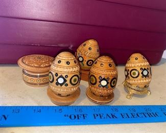 All Eggs Shown with Trinket Box $10.00