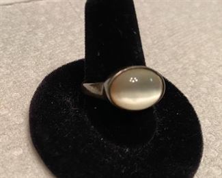 Unmarked Ring $5.00 White Stone