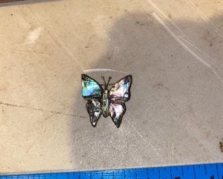 Sterling Silver Butterfly Pin $8.00