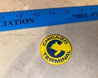 Chicago Terminal Button $5.00
