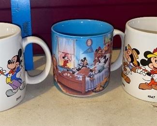 3 Disney Mugs $9.00