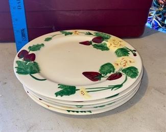 Pacific Hand Painted 5 Plates $16.00