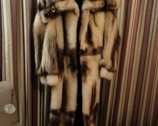 Turkish full length fur coat
