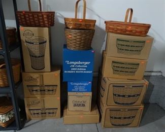 Longaberger Baskets new in box