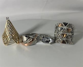 Assortment of 4 Unique Fashion Rings