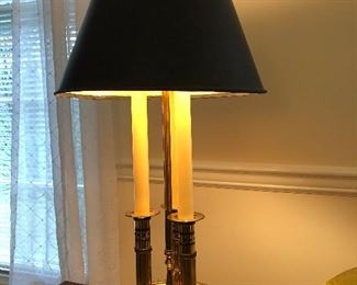Fantastic Brass Candlestick Table Lamp