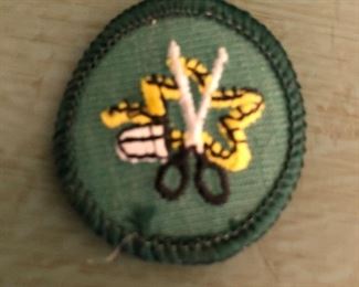 Vintage Girlscout Sewing Badge / Award