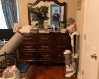 Dresser with mirror - $100