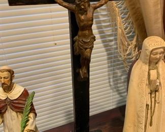 Crucifix from 1860 - these vintage crucifixes are getting rarer as time goes on - buy this one while you can - $50.