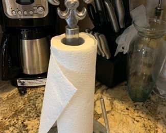 Fleur De Lis Paper Towel Holder - $3