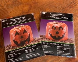 Halloween Leaf Bags - .50 cents each