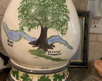 Hand Painted Kitchen Container - $10