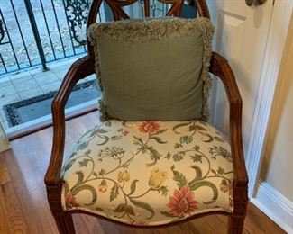 Flower Chair with pillow. $40