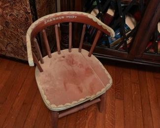 Fine little chair (there are two of these) - $5 each.