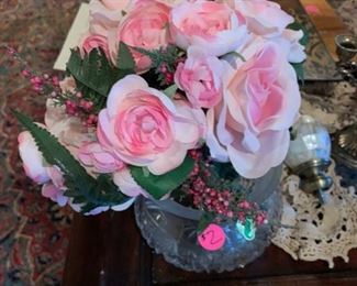 Flower bouquet in vase - $2