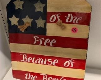 Land of the Free Because of the Brave Plague - $5