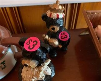 Christmas Bear and Bear with Lamb - $3 each