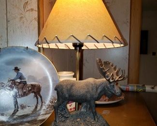 Moose Lamp