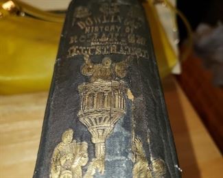 Antique Book with fabulous pictures 'History of Romanism'