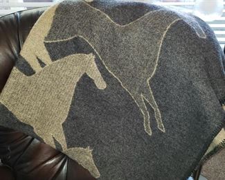 Wool Horse Image Blanket
