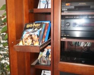 storage for  CDs and DVDs