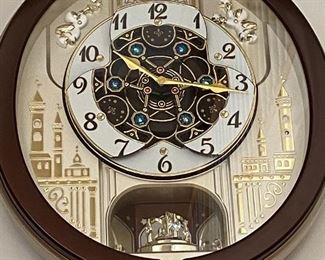 Seiko Swarovski Melody in Motion Wall Clock