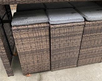 Great Outdoor Resin Bar w/ Stools