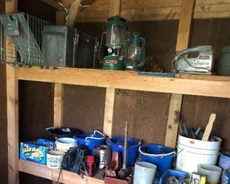 small animal trap, miscellaneous tools