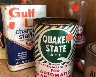 vintage oil cans